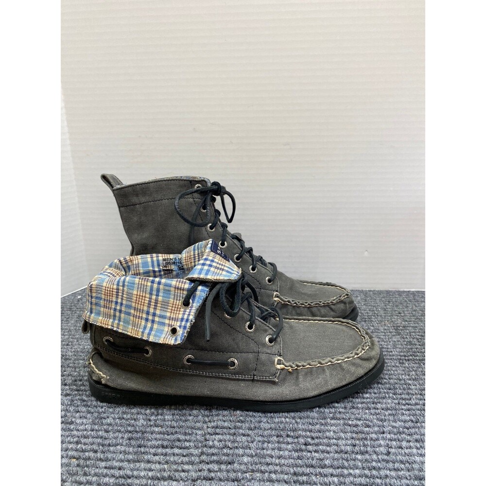 Sperry avon foldover canvas boot 10